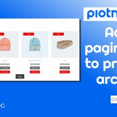 Adding pagination to a WooCommerce product archive using Piotnet in Oxygen Builder