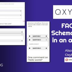 FAQ with Schema markup using ACF, Oxygen Builder and OxyExtras